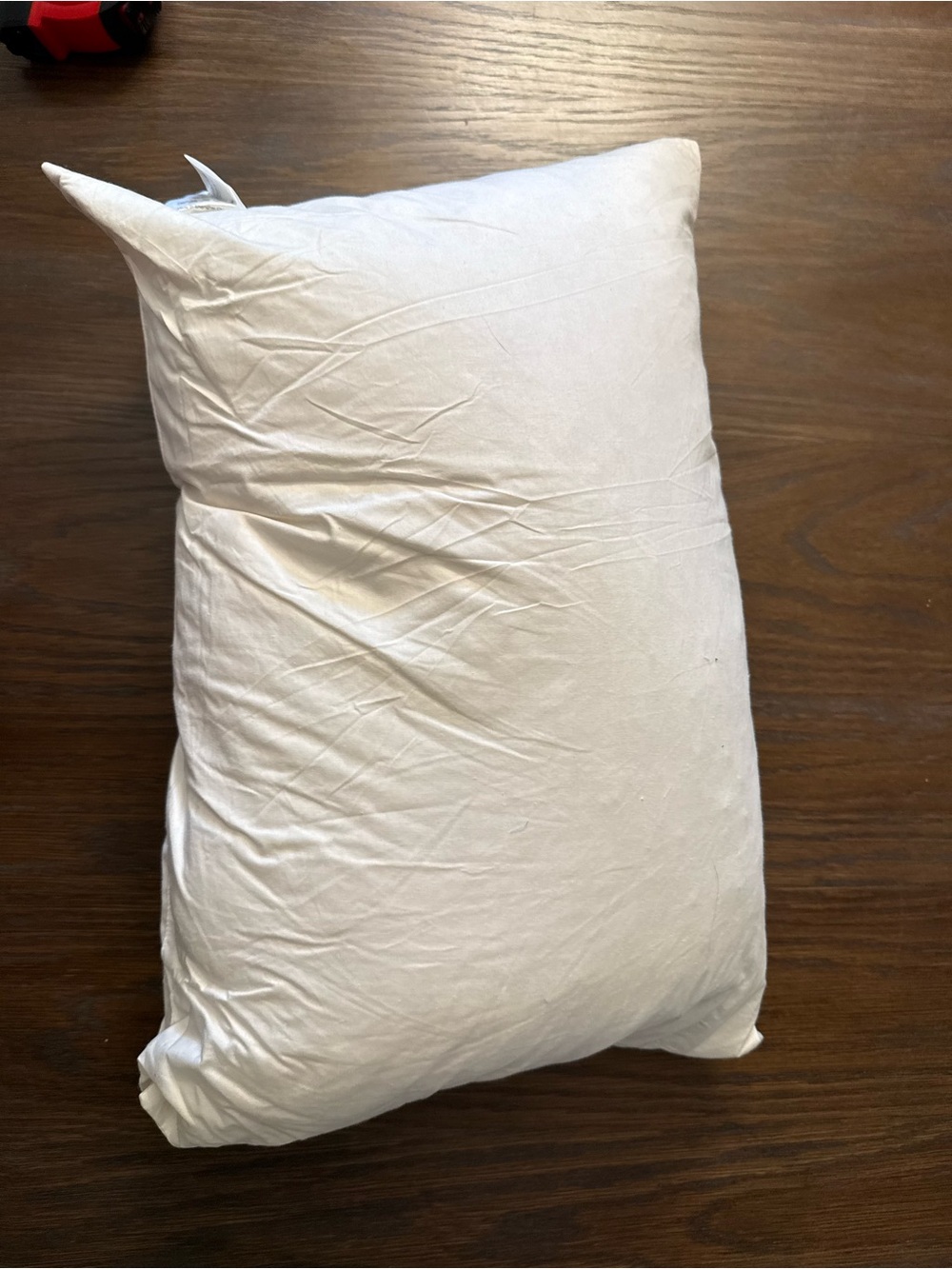 Borgata Checkerboard Lumbar Pillow with Tassel Corners & Down Feather Insert - Picture 4 of 8